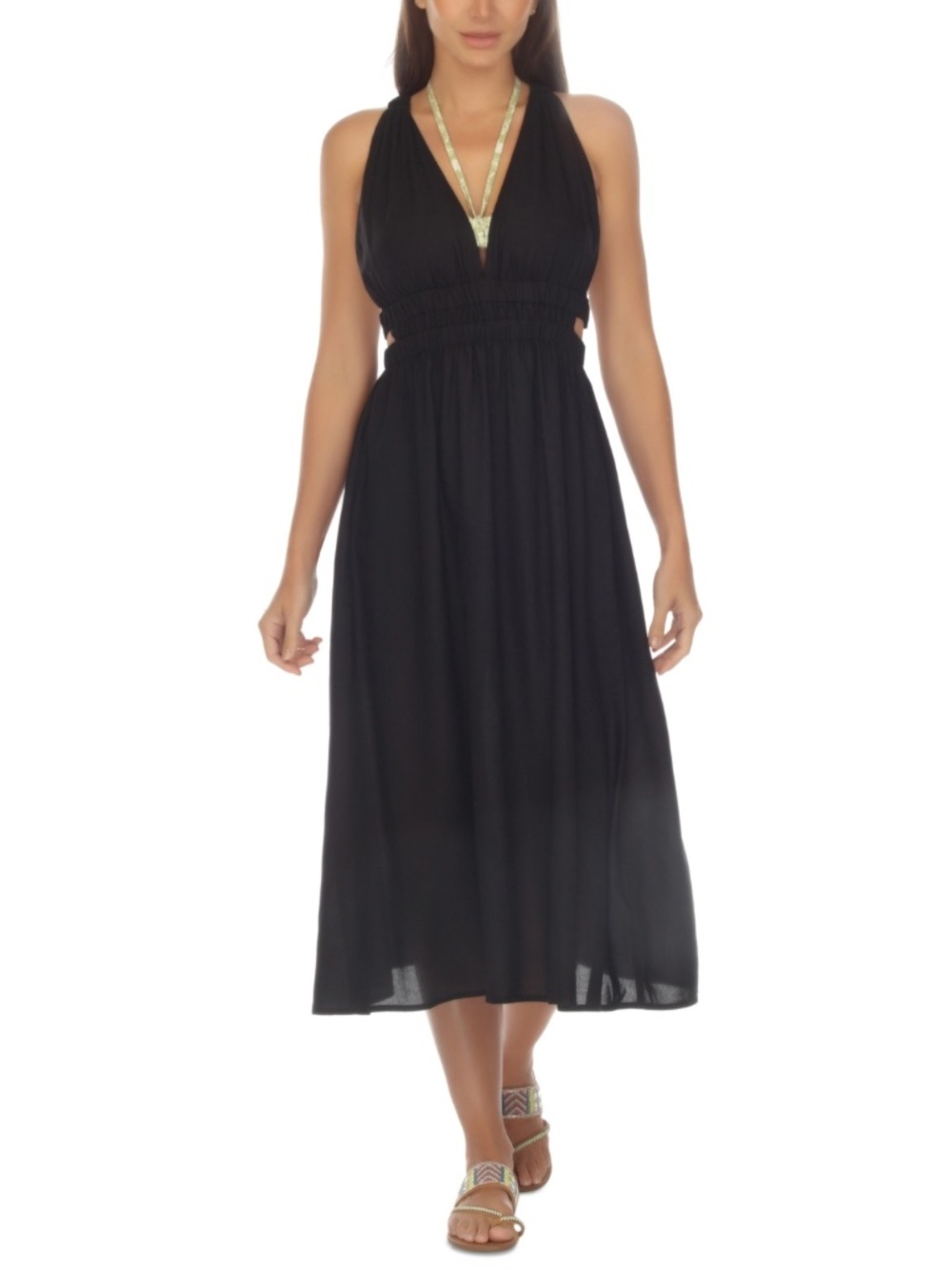 Raviya Women's MIDI Dress Cover-up - Black
